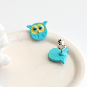 Magicpieces Sleepy Owl Earrings 061716j