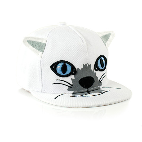 Fashion Black Cat Face And Cat Ear Baseball Cap 050334 on Luulla