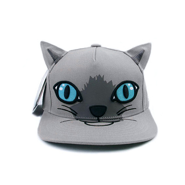 Fashion Black Cat Face And Cat Ear Baseball Cap 050334 on Luulla